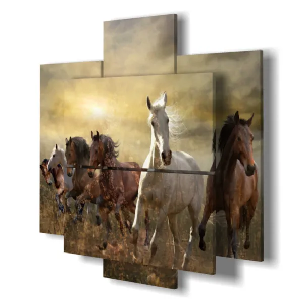 Impresiones en lienzo de caballos