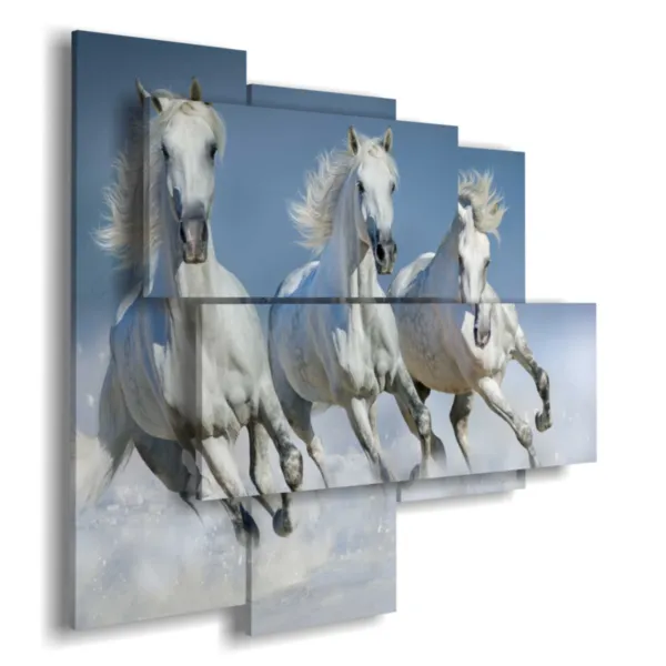 Wild horses paintings