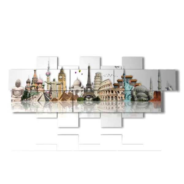 cuadros del mundo modernos