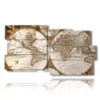 peintures antique mappemonde - version: 10 pannelli 183x100cm