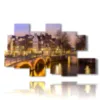 tableau avec photos amsterdam la nuit - version: 8 pannelli 171x100cm