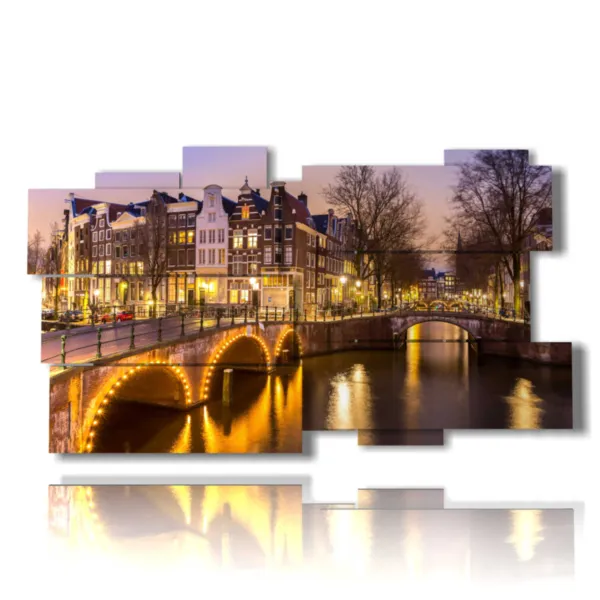 Foto de Ámsterdam de noche