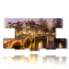 bild mit fotos amsterdam bei nacht - version: 8 pannelli 186x97cm