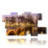 painting with photos amsterdam at night - version: 10 pannelli 191x106cm