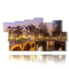quadro con foto amsterdam di notte - version: 11 pannelli 197x106cm