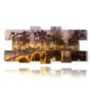 painting with photos amsterdam at night - version: 13 pannelli 233x107cm