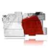 modern black and white and red paintings - version: 11 pannelli 184x104cm