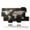 painting abstract world map - version: 10 pannelli 190x110cm