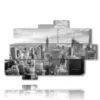 tableau new york apercu noir et blanc - version: 10 pannelli 173x114cm