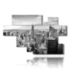 tableau new york apercu noir et blanc - version: 8 pannelli 178x111cm