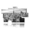 tableau new york apercu noir et blanc - version: 9 pannelli 182x107cm