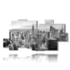 bild new york schwarz weiss panorama - version: 11 pannelli 214x107cm