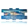 quadro mare e cielo in un tramonto d estate - version: 13 pannelli 233x107cm