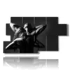 sensual photos in black and white - version: 7 pannelli 157x90cm