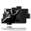 sensuales fotos en blanco y negro - version: 10 pannelli 173x114cm
