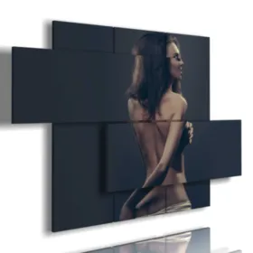 Femme sexy de profil