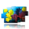 images paintings with yellow fish - version: 9 pannelli 171x108cm