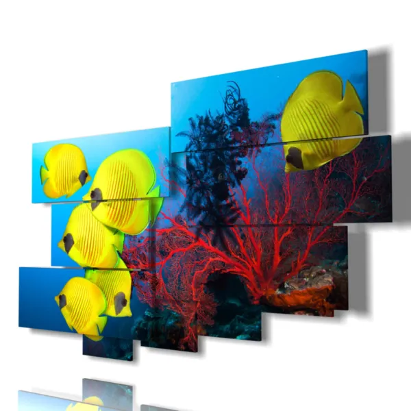 Tableaux avec des poissons