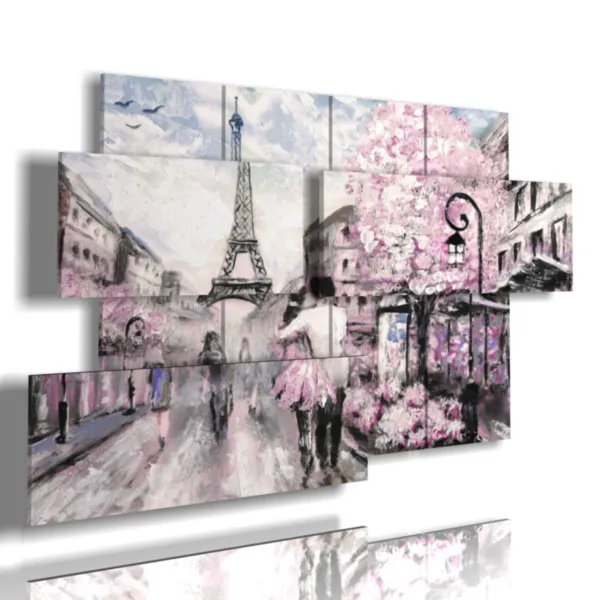 romantic Paris photo with Eiffel Tower