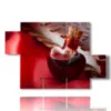paintings with heart essence - version: 5 pannelli 128x85cm