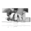 sensual photos in black and white woven hands - version: 8 pannelli 186x97cm