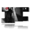online pictures with sensual black and white woman and lips images - version: 9 pannelli 177x101cm