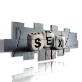 quadro con dadi sex stampe design moderne foto  3d Duudaart