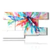quadro palma astratta - version: 9 pannelli 177x101cm