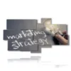 photo with marketing idea - version: 8 pannelli 184x100cm