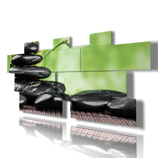 quadro sassi natura stampe design moderne foto  3d Duudaart