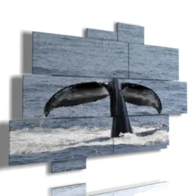 Buy Modern Paintings and Painted Prints Featuring Whale Tail Subjects | Designer Furniture