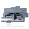 quadro con coda di balena nell acqua stampe design moderne  3d Duudaart