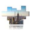 new york paintings in its roofs - version: 7 pannelli 173x117cm