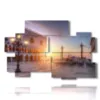 famous paintings of venice in the square - version: 10 pannelli 176x115cm