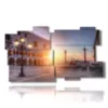 famous paintings of venice in the square - version: 11 pannelli 184x104cm