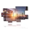 famous paintings of venice in the square - version: 10 pannelli 186x115cm