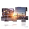famous paintings of venice in the square - version: 11 pannelli 193x115cm