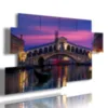 tableau avec une photo de Venise centro la nuit
