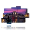tableau avec photos centre ville de venise la nuit - version: 10 pannelli 173x114cm