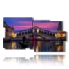 quadro con foto venezia centro di notte - version: 10 pannelli 183x100cm
