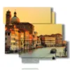 cuadros antiguos de venecia al atardecer - version: 6 pannelli 113x99cm
