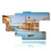 painting with photos venice - version: 7 pannelli 172x103cm