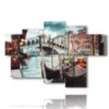 cuadro con foto en venecia - version: 6 pannelli 136x91cm