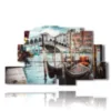 painting with photos in venice - version: 9 pannelli 173x103cm