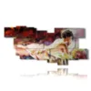 paintings with back women in a painting bed - version: 12 pannelli 236x112cm