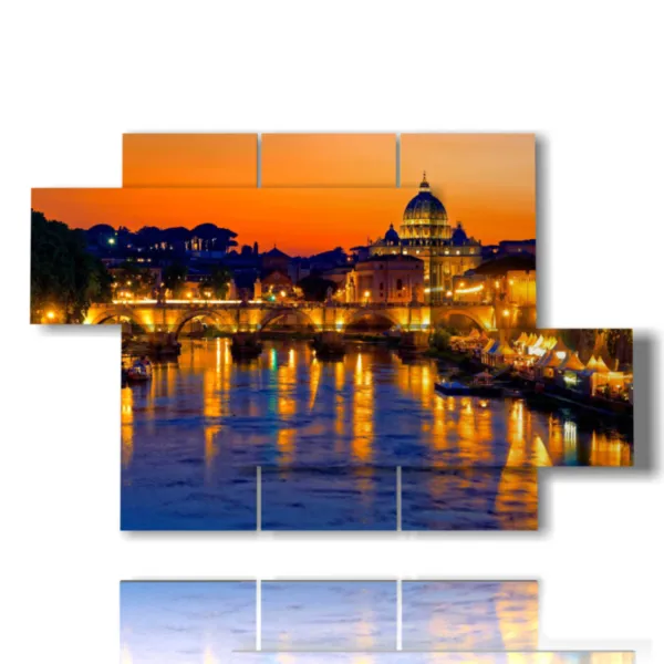 Imágenes de Roma de noche