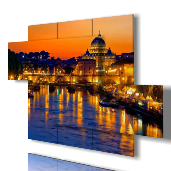 quadri roma di notte