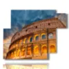 imagenes del coliseo de noche en todo su esplendor - version: 6 pannelli 122x96cm