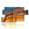 immagini colosseo di notte in tutta la sua magnificenza - version: 7 pannelli 157x90cm