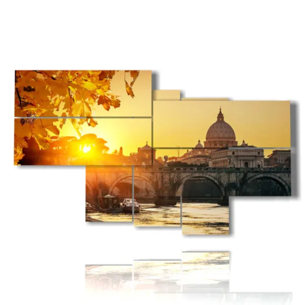 photo de Rome la nuit